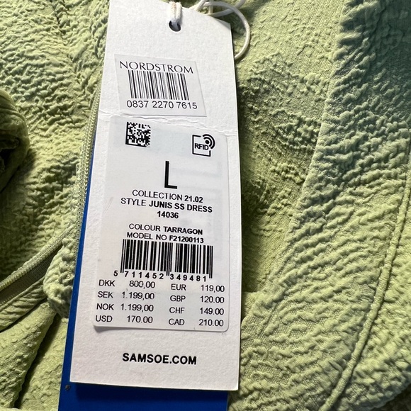 NWT SAMSOE SAMSOE Juno’s Crew Neck Dress - Picture 11 of 12